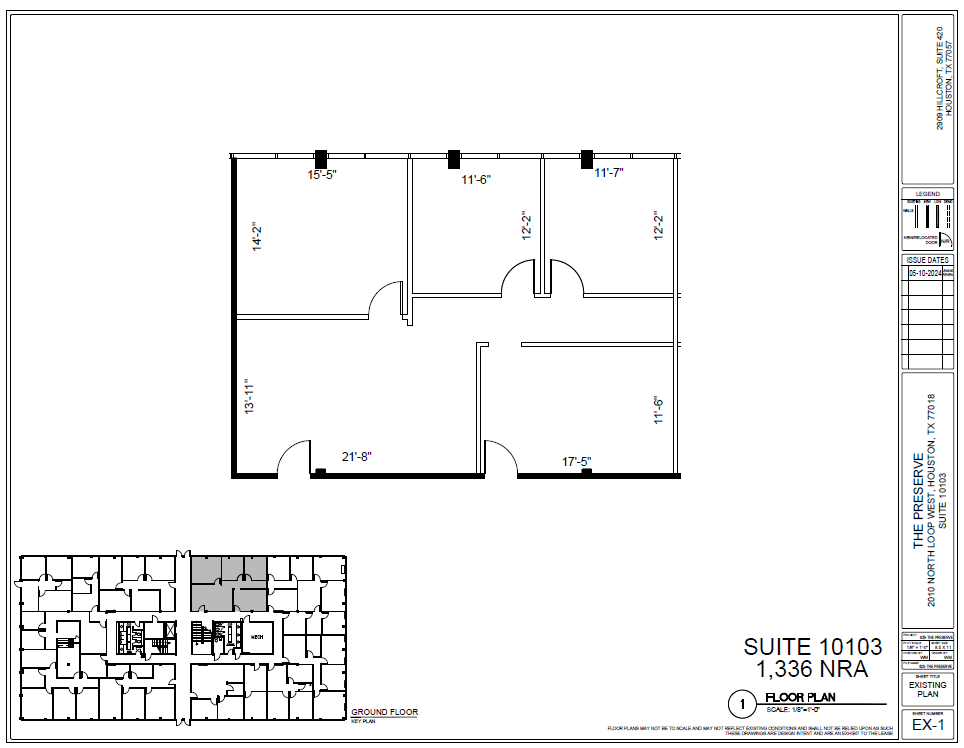 2000 N Loop Fwy W, Houston, TX en alquiler Plano de la planta- Imagen 1 de 1