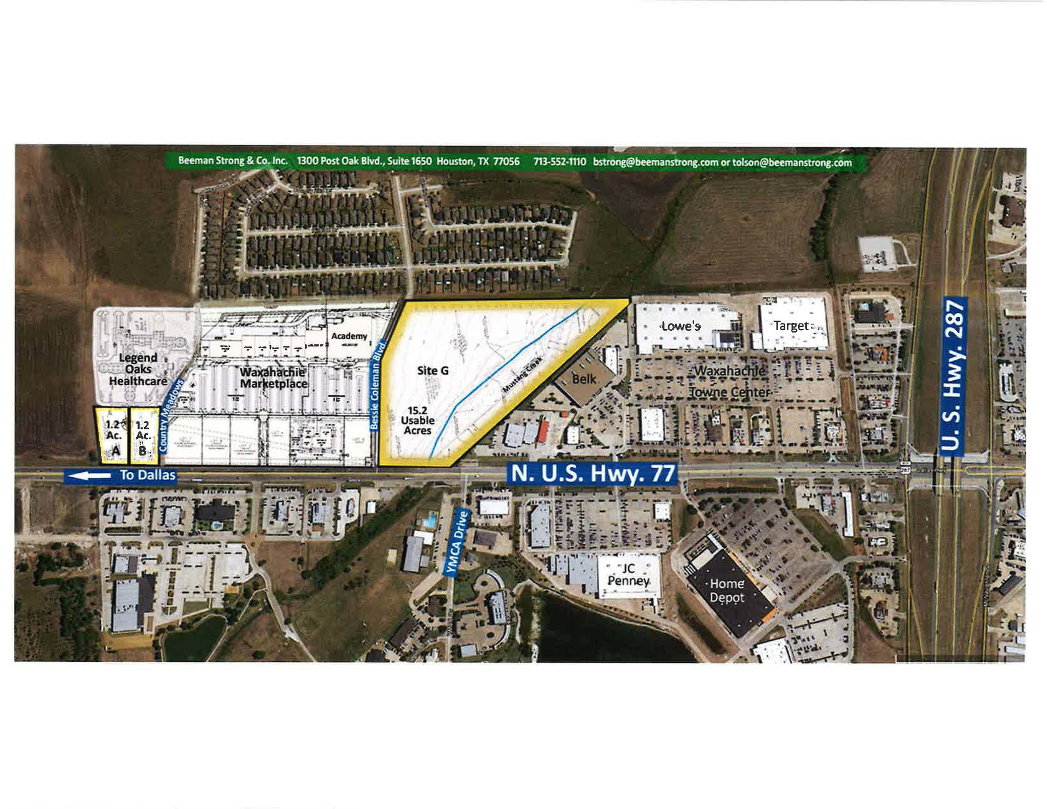 1630 N US-77 Hwy, Waxahachie, TX en venta Plano del sitio- Imagen 1 de 7