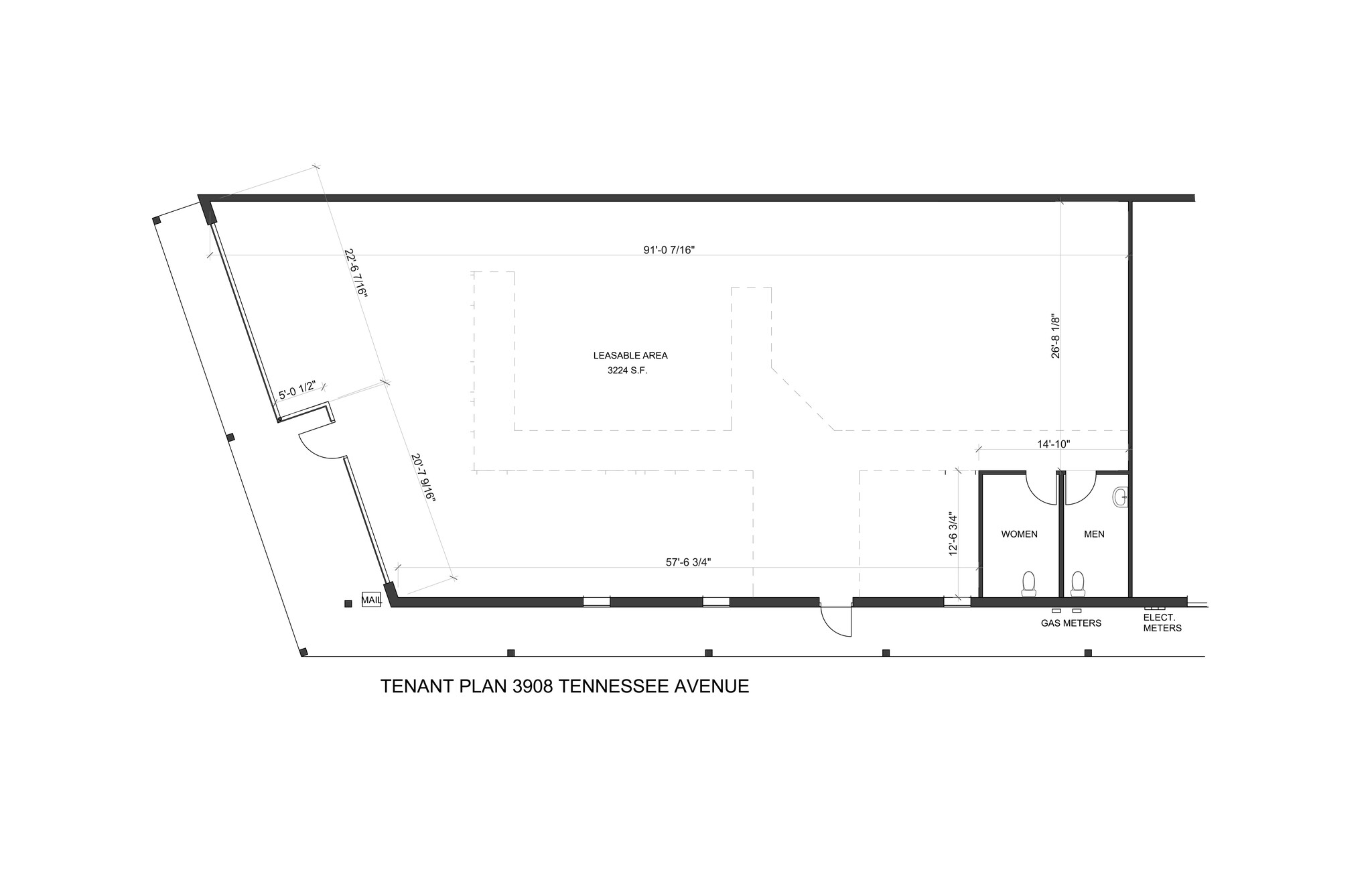 3908 Tennessee Ave, Chattanooga, TN en alquiler Plano del sitio- Imagen 1 de 1