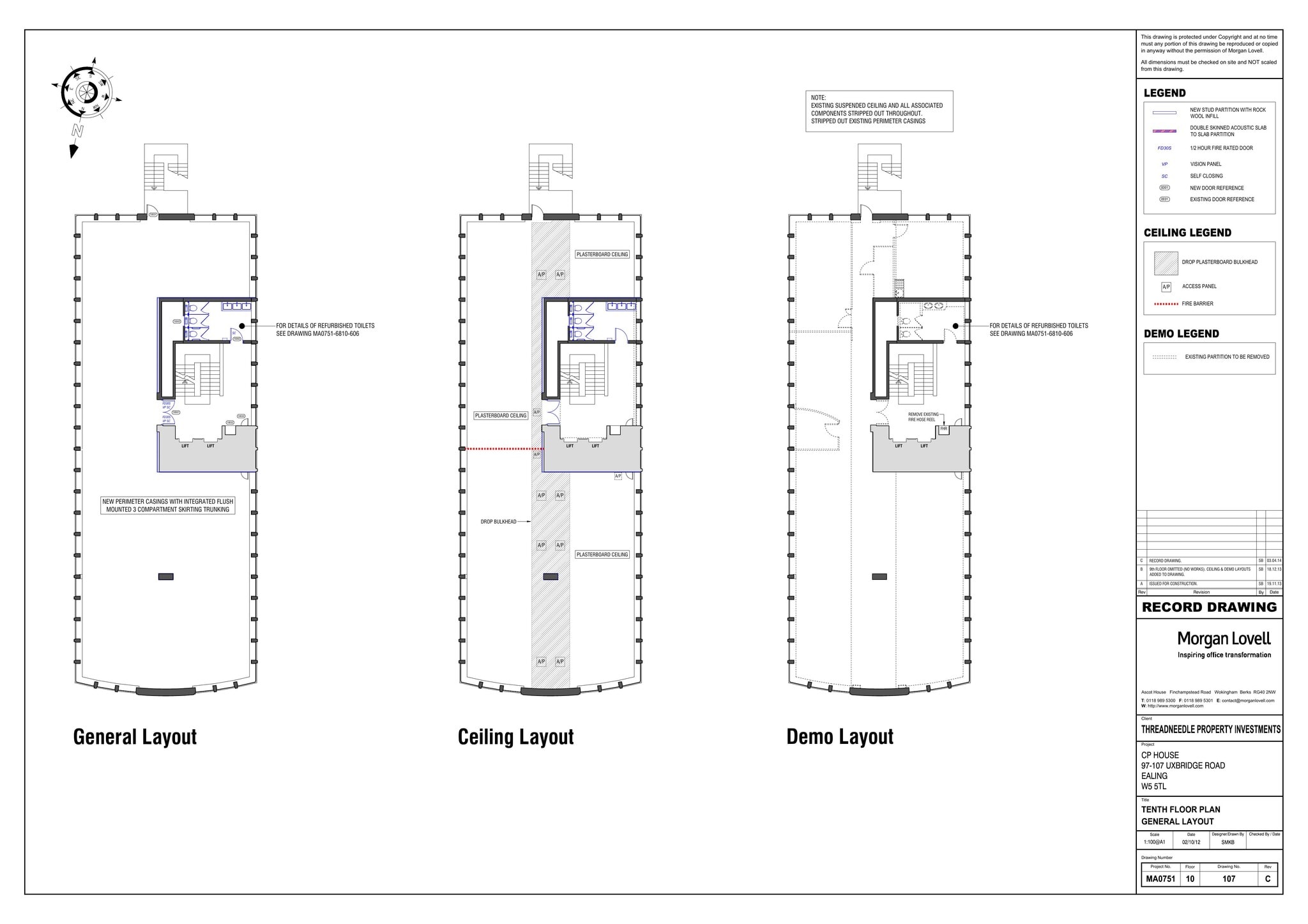 97-109 Uxbridge Rd, London en alquiler Plano de la planta- Imagen 1 de 31