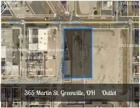 365 Martin St, Greenville, OH - VISTA AÉREA  vista de mapa - Image1