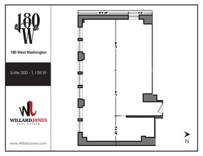 180 W Washington St, Chicago, IL en alquiler Plano de la planta- Imagen 1 de 6