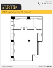 2701 Prosperity Ave, Merrifield, VA en alquiler Plano de la planta- Imagen 2 de 2