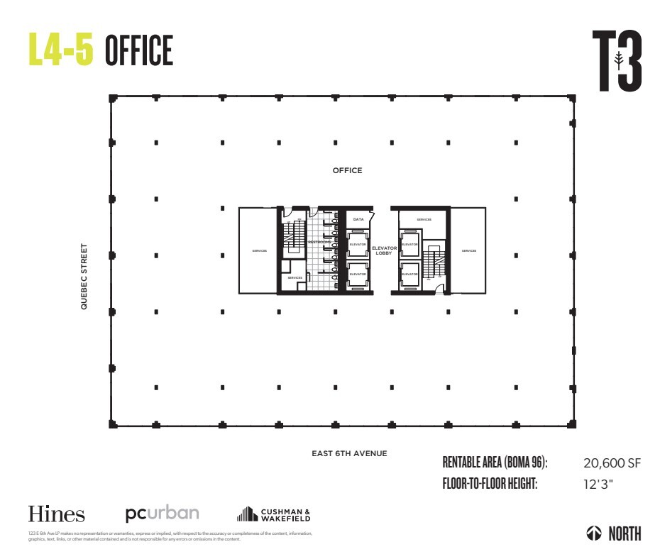 123 E 6 Ave, Vancouver, BC en alquiler Plano de la planta- Imagen 1 de 1