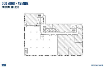 500 Eighth Ave, New York, NY en alquiler Plano de la planta- Imagen 1 de 5