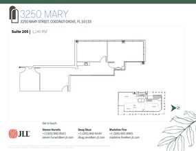 3250 Mary St, Coconut Grove, FL en alquiler Plano del sitio- Imagen 1 de 1