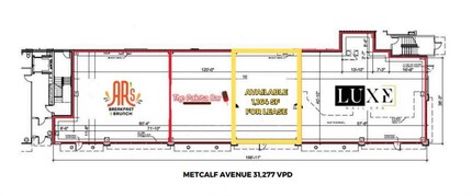 8045 Metcalf Ave, Overland Park, KS en alquiler Plano del sitio- Imagen 2 de 2