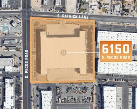 6150 S Pecos Road & E. Patrick Ln, Las Vegas, NV - VISTA AÉREA  vista de mapa