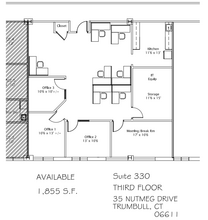 35 Nutmeg Dr, Trumbull, CT en alquiler Plano de la planta- Imagen 1 de 1