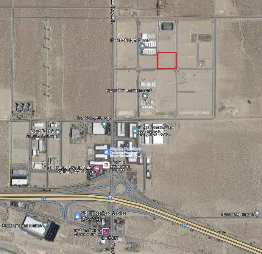 3.27-Acres N Indian Canyon Dr, Desert Hot Springs, CA en venta Foto del edificio- Imagen 1 de 4