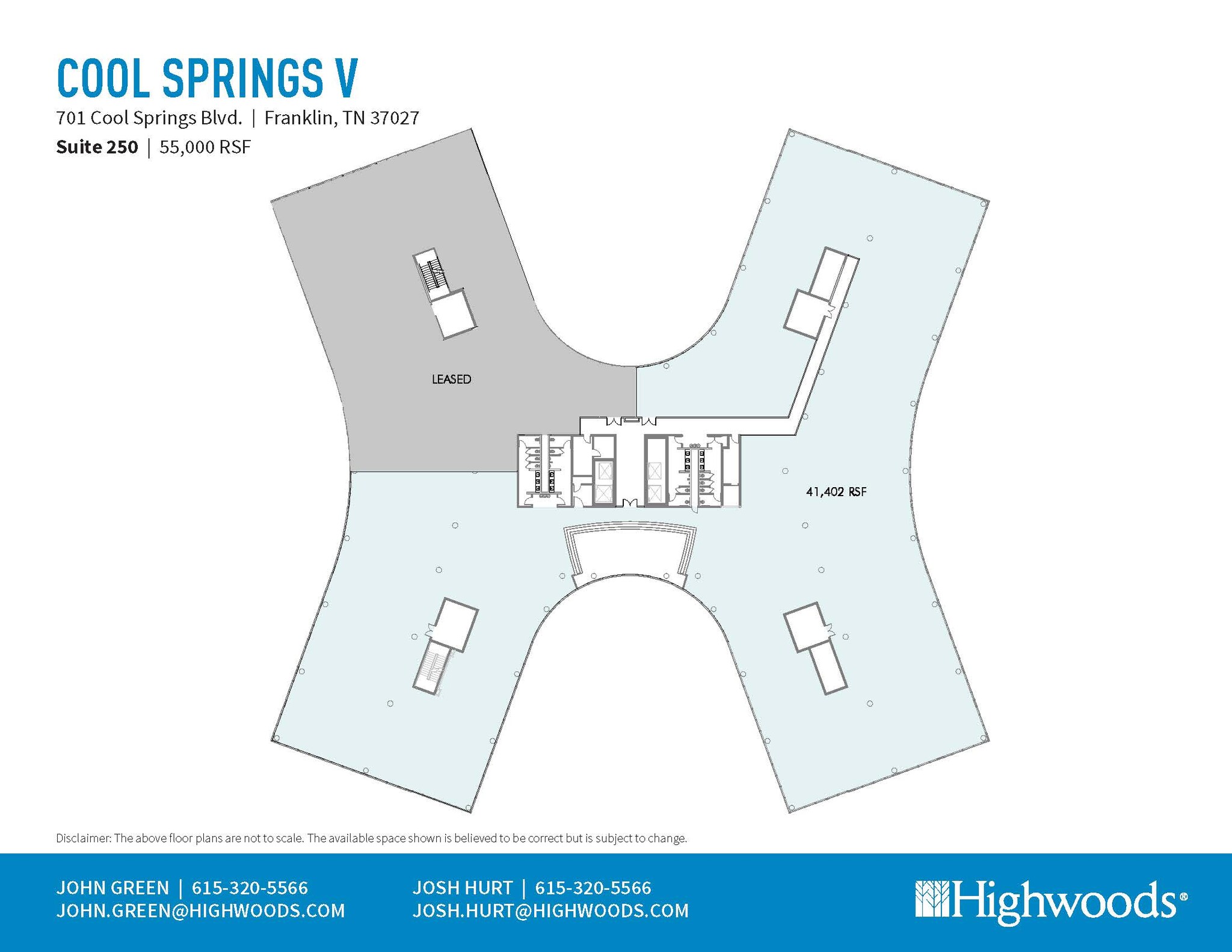 701 Cool Springs Blvd, Franklin, TN en alquiler Plano de la planta- Imagen 1 de 1