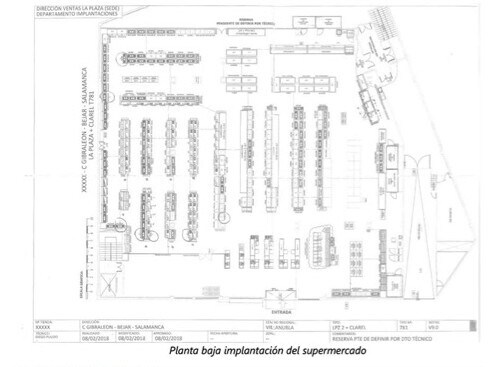 Calle Recreo, 10, Béjar, Salamanca en venta - Plano de planta tipo - Imagen 2 de 2