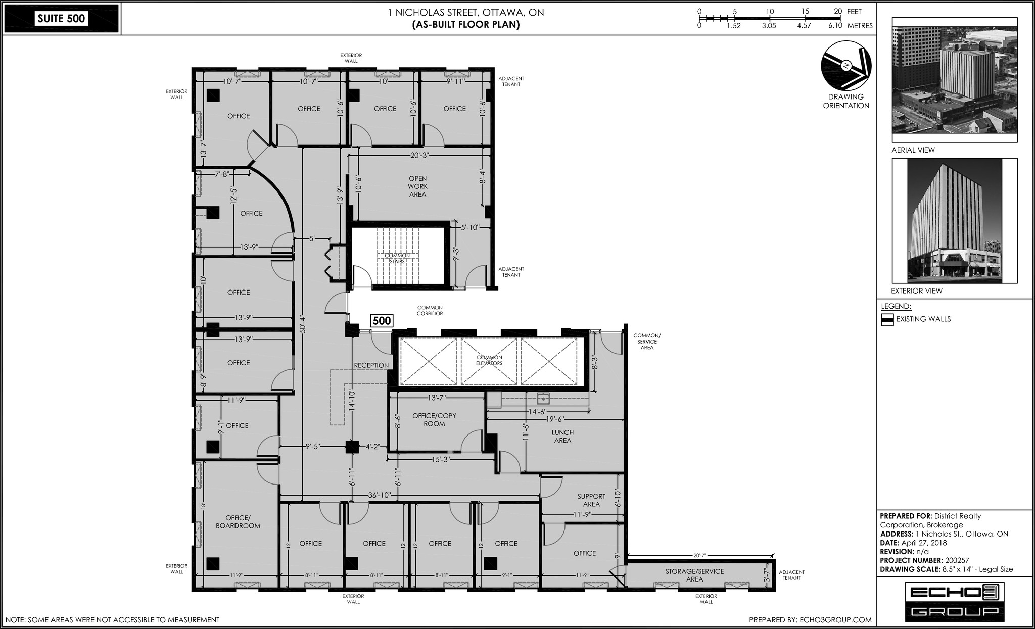 1-5 Nicholas St, Ottawa, ON en alquiler Plano de la planta- Imagen 1 de 1