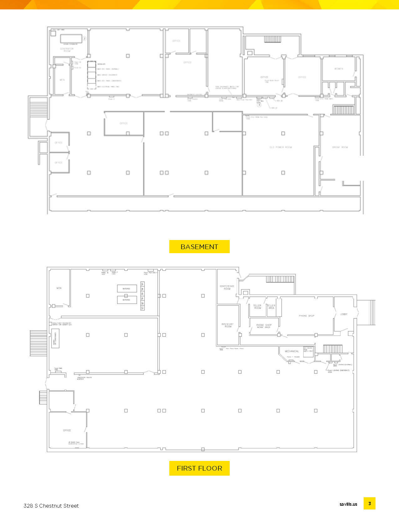 328 S Chestnut St, Henderson, NC en venta Plano de la planta- Imagen 1 de 3