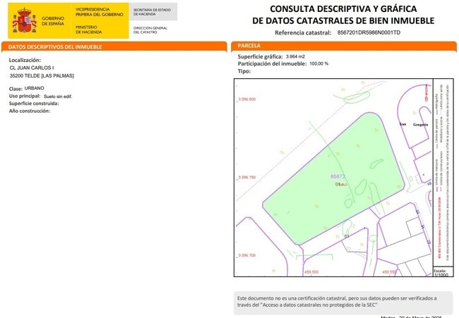 Más detalles de Juan Carlos, Telde - Terreno en venta