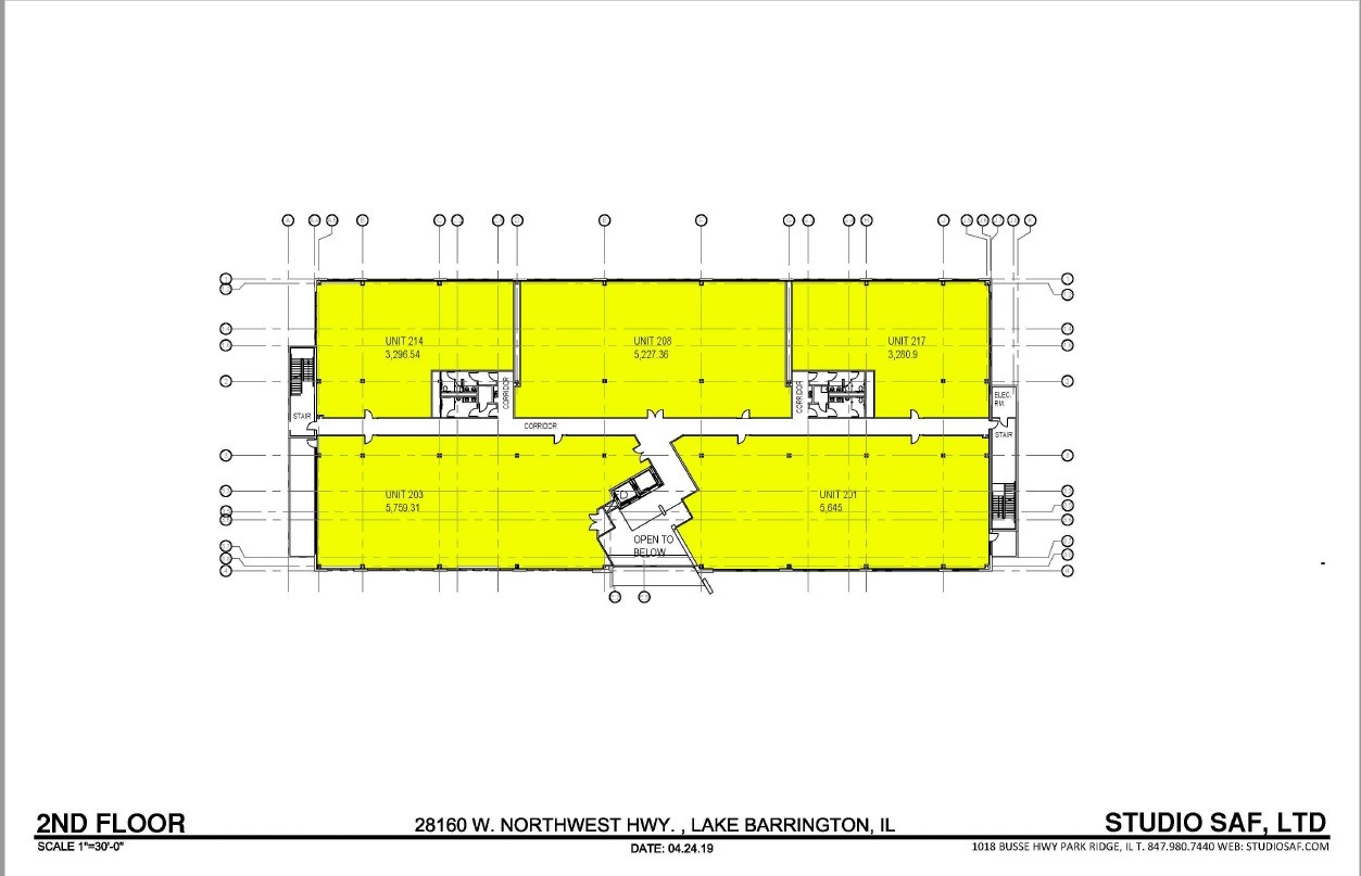 28160 W Northwest Hwy, Lake Barrington, IL en alquiler Plano de la planta- Imagen 1 de 1