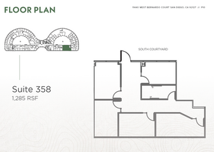 11440 W Bernardo Ct, San Diego, CA en alquiler Plano de la planta- Imagen 1 de 1