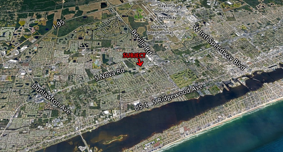 1780 S Nova Rd, Daytona Beach, FL en venta - Vista aérea - Imagen 3 de 3