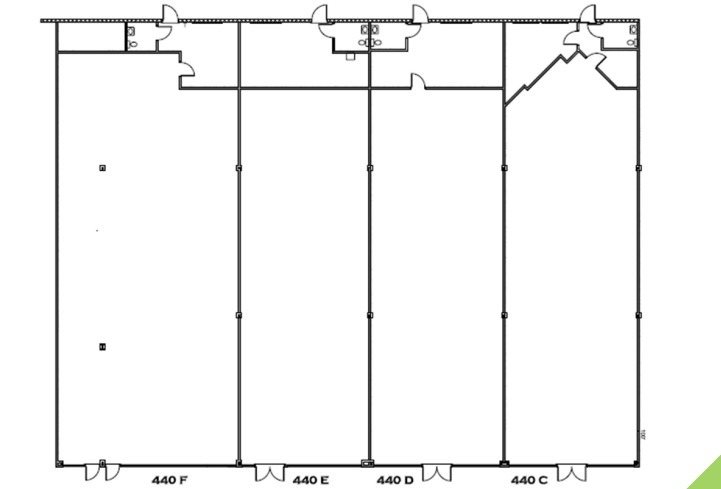 400-440 Airport Rd, Elgin, IL en alquiler Plano de la planta- Imagen 1 de 1