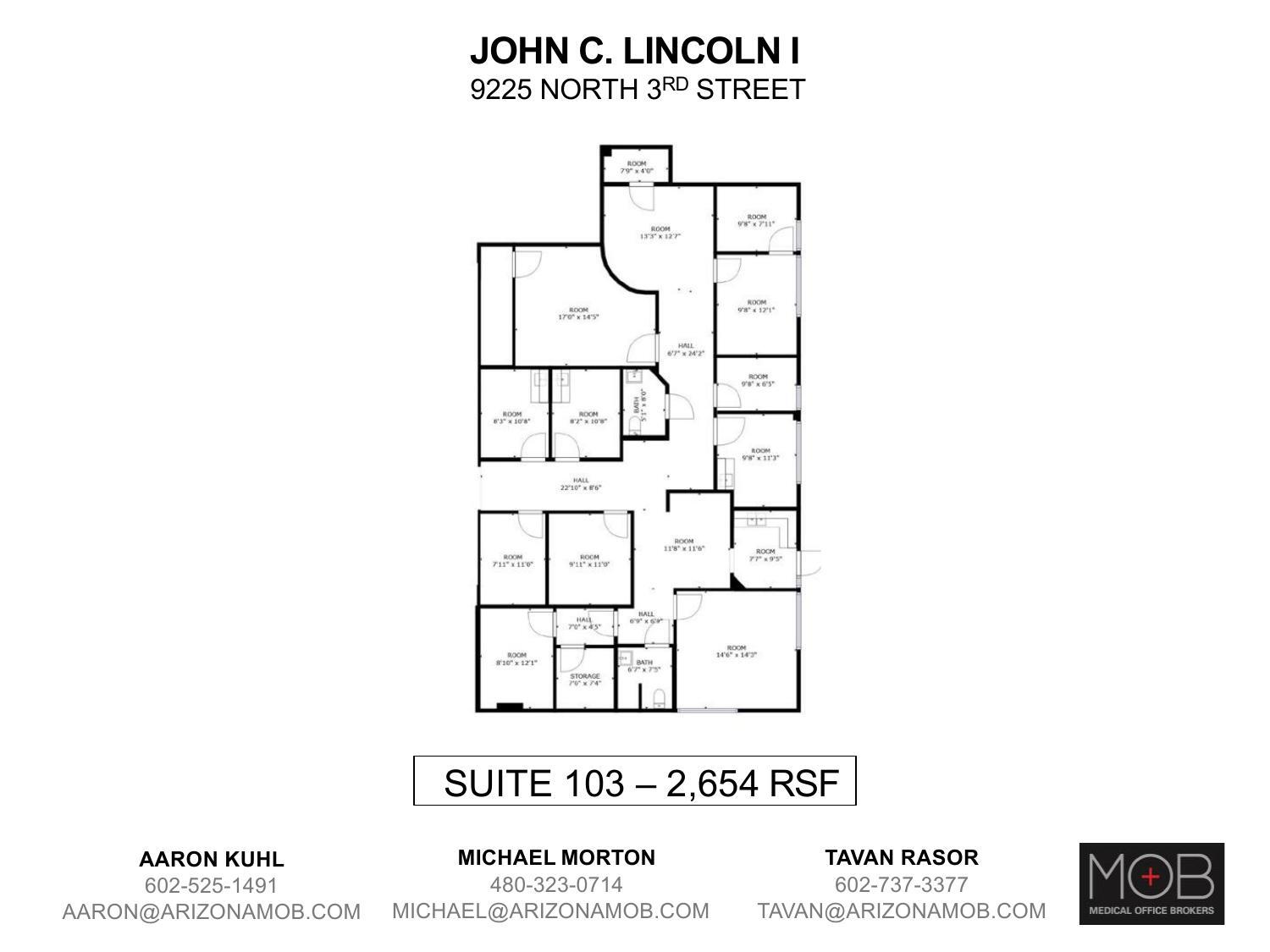 9225 N 3rd St, Phoenix, AZ en alquiler Plano de la planta- Imagen 1 de 1