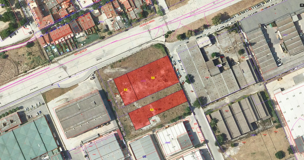 Carrer Primer de Maig, 22, Montmeló, Barcelona en venta - Plano de solar - Imagen 2 de 2