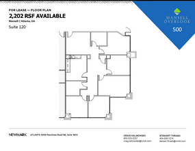 200 Mansell Ct E, Roswell, GA en alquiler Plano de la planta- Imagen 1 de 1