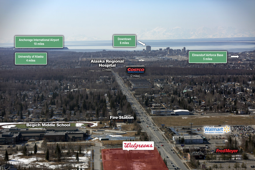 7600 Debarr Rd, Anchorage, AK en alquiler - Vista aérea - Imagen 3 de 10