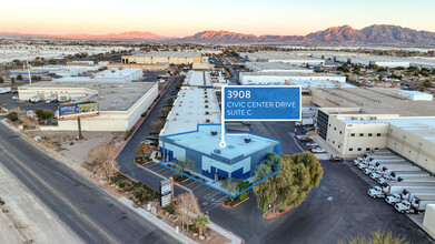 3908 Civic Center Dr, North Las Vegas, NV - VISTA AÉREA  vista de mapa - Image1