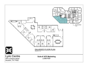 440 Louisiana St, Houston, TX en alquiler Plano de la planta- Imagen 2 de 2