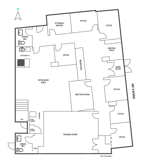 5911 No 3 Rd, Richmond, BC en alquiler Plano de la planta- Imagen 1 de 1