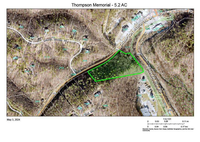 0 Thompson Memorial Dr, Salem, VA en venta - Foto del edificio - Imagen 1 de 1