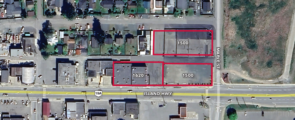 1500 & 1620 Island Highway cartera de 2 inmuebles en venta en LoopNet.es - Vista aérea - Imagen 1 de 1