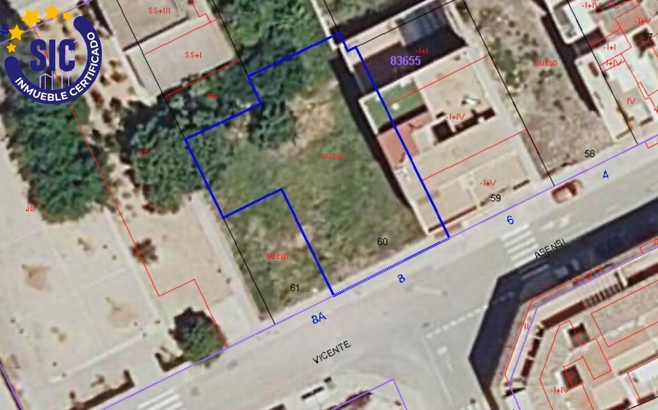 Terreno en L'Alcúdia de Crespins, Valencia en venta - Plano de la planta - Imagen 2 de 13
