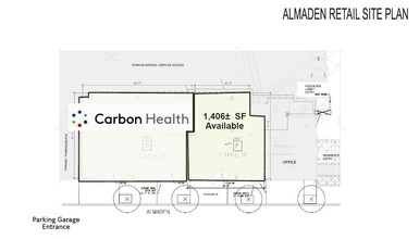 28 N Almaden Ave, San Jose, CA en alquiler Plano del sitio- Imagen 1 de 1