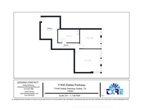 17440 N Dallas Pky, Dallas, TX en alquiler Plano de la planta- Imagen 1 de 5