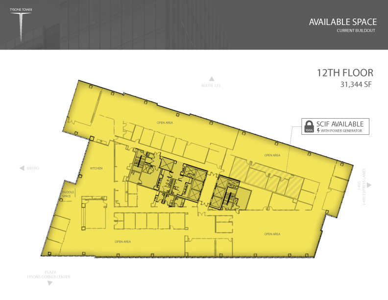 7900 Tysons One Pl, Tysons, VA en alquiler Plano de la planta- Imagen 1 de 8