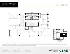 1355 Peachtree St NE, Atlanta, GA en alquiler Plano de la planta- Imagen 1 de 1