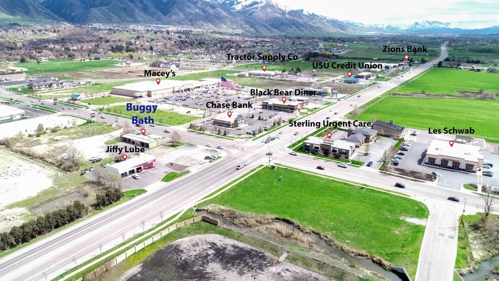 45 E 1200 S, Logan, UT en venta - Vista aérea - Imagen 2 de 6