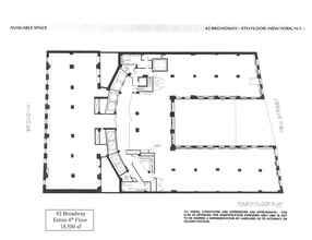 42 Broadway, New York, NY en alquiler Plano de la planta- Imagen 1 de 1