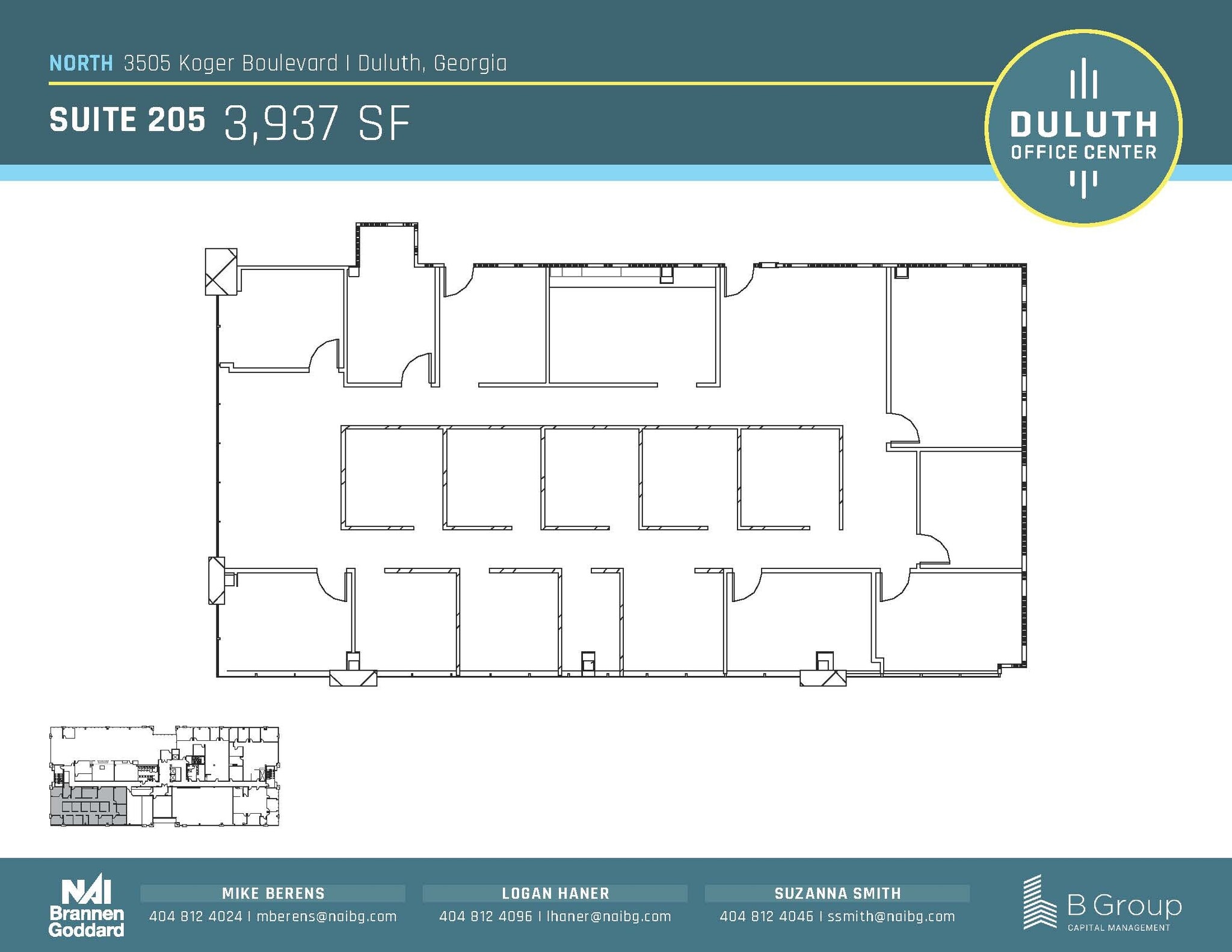 3505 Koger Blvd, Duluth, GA en alquiler Plano de la planta- Imagen 1 de 1