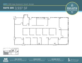 3505 Koger Blvd, Duluth, GA en alquiler Plano de la planta- Imagen 1 de 1