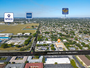 7155-7159 Pembroke Rd, Pembroke Pines, FL - VISTA AÉREA  vista de mapa - Image1