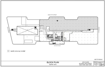 601 W 26th St, New York, NY en alquiler Plano de la planta- Imagen 1 de 5