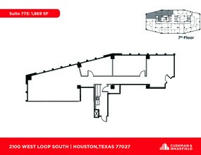 2100 West Loop South, Houston, TX en alquiler Plano de la planta- Imagen 1 de 1