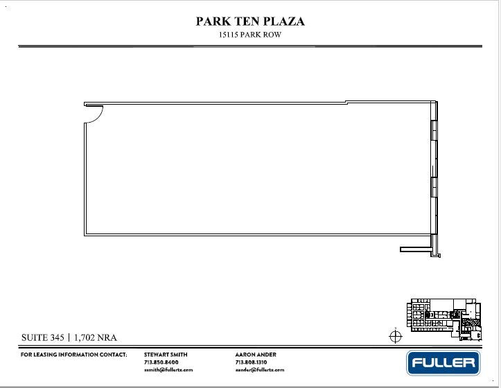 15115 Park Row, Houston, TX en alquiler Plano de la planta- Imagen 1 de 1