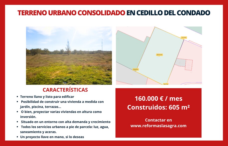Terreno en Cedillo del Condado, Toledo en venta - Foto del edificio - Imagen 1 de 4