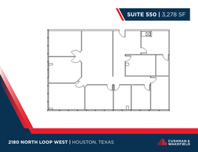 2180 North Loop W, Houston, TX en alquiler Plano de la planta- Imagen 1 de 1