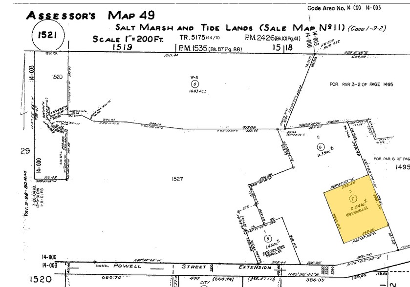 2000 Powell St, Emeryville, CA en alquiler - Plano de solar - Imagen 2 de 23