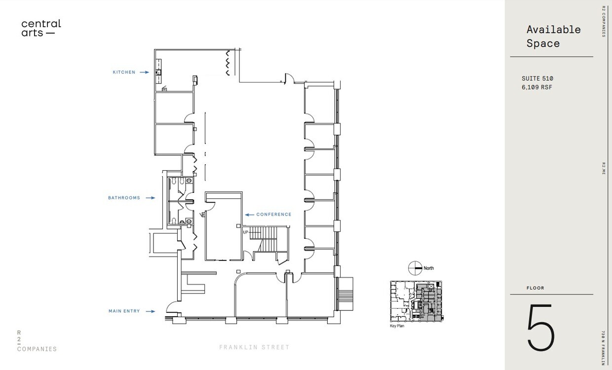 730 N Franklin St, Chicago, IL en alquiler Plano de la planta- Imagen 1 de 1