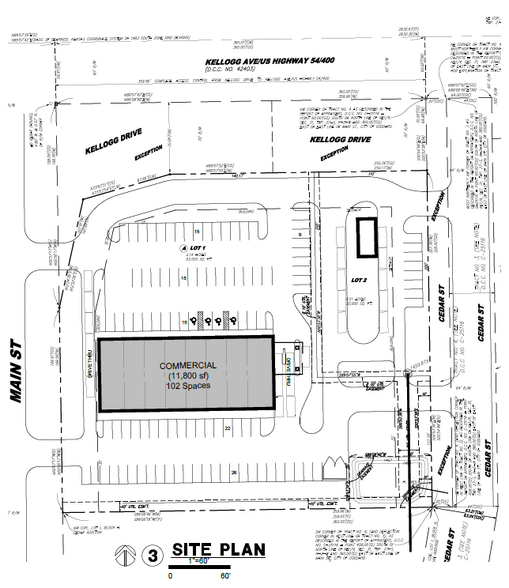 20217 W Kellogg Dr, Goddard, KS en venta - Plano del sitio - Imagen 2 de 9